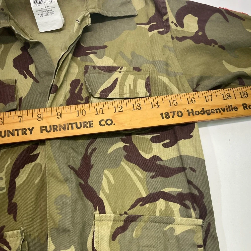 Vintage 2010 Collections Camouflage Military Jacket‎ Play Army Green Youth 8-10